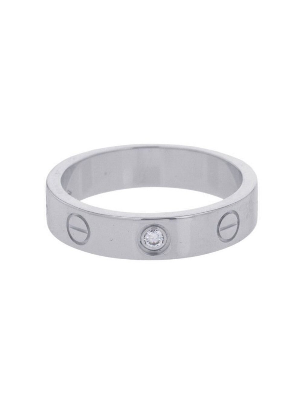 Cartier Ring Love SM Small Diamond 18k White Gold